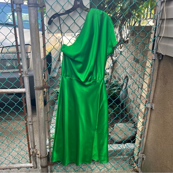 RENEE C. Women’s Satin One-shoulder Dress - M - Picture 3 of 13